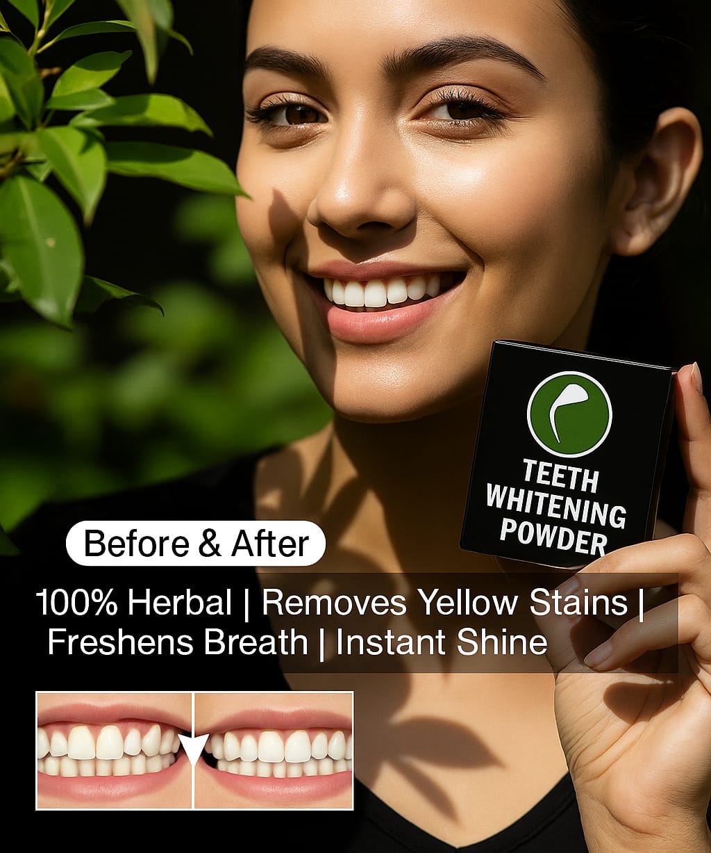 Chamak Teeth Whitening Powder – Natural Whitening Solution