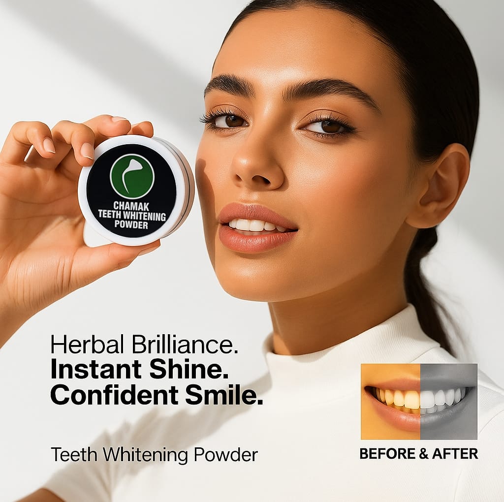 Chamak Teeth Whitening Powder – Natural Whitening Solution